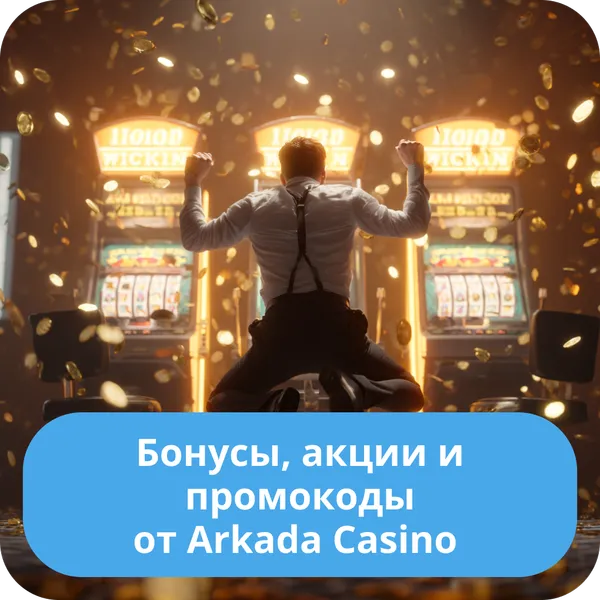 Бонусы, акции и промокоды от Arkada Casino